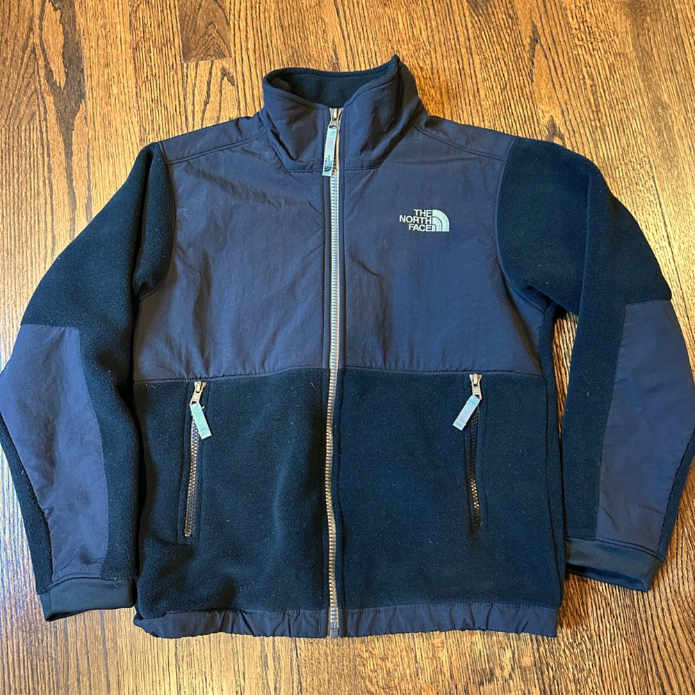 North Face Boys Denali Black Fleece sz M